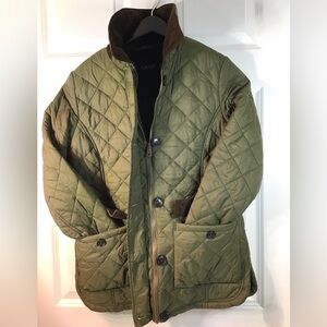 Ralph Lauren Olive Quilted Utility Jacket